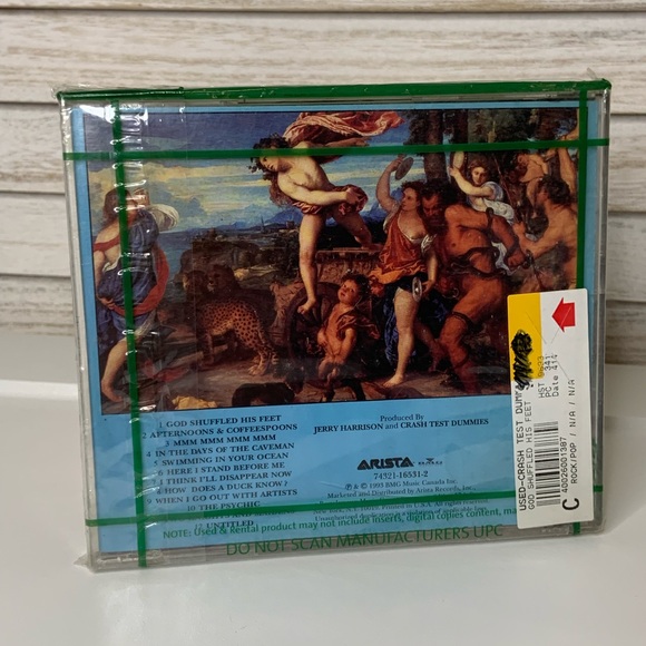 Crash Test Dummies God Shuffled His Feet Album Audio CD Preowned - Picture 3 of 3